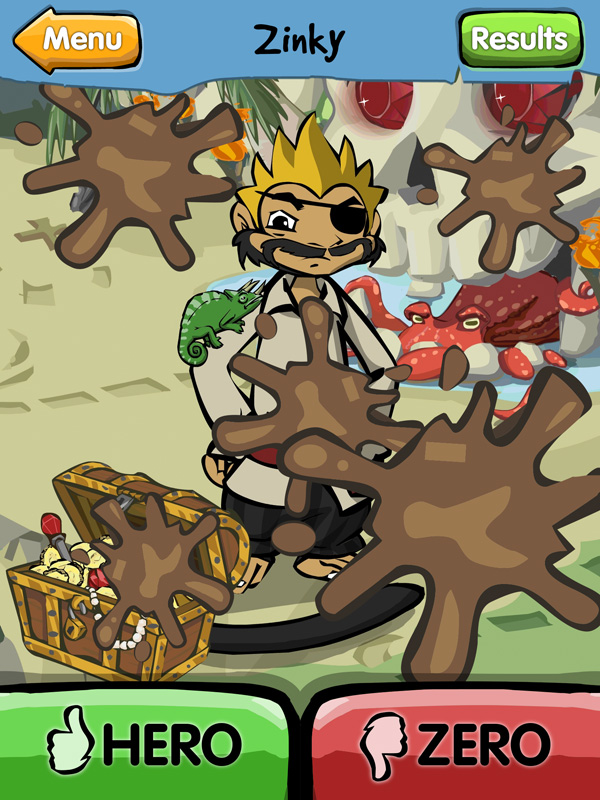 screenshot: vote Zero!